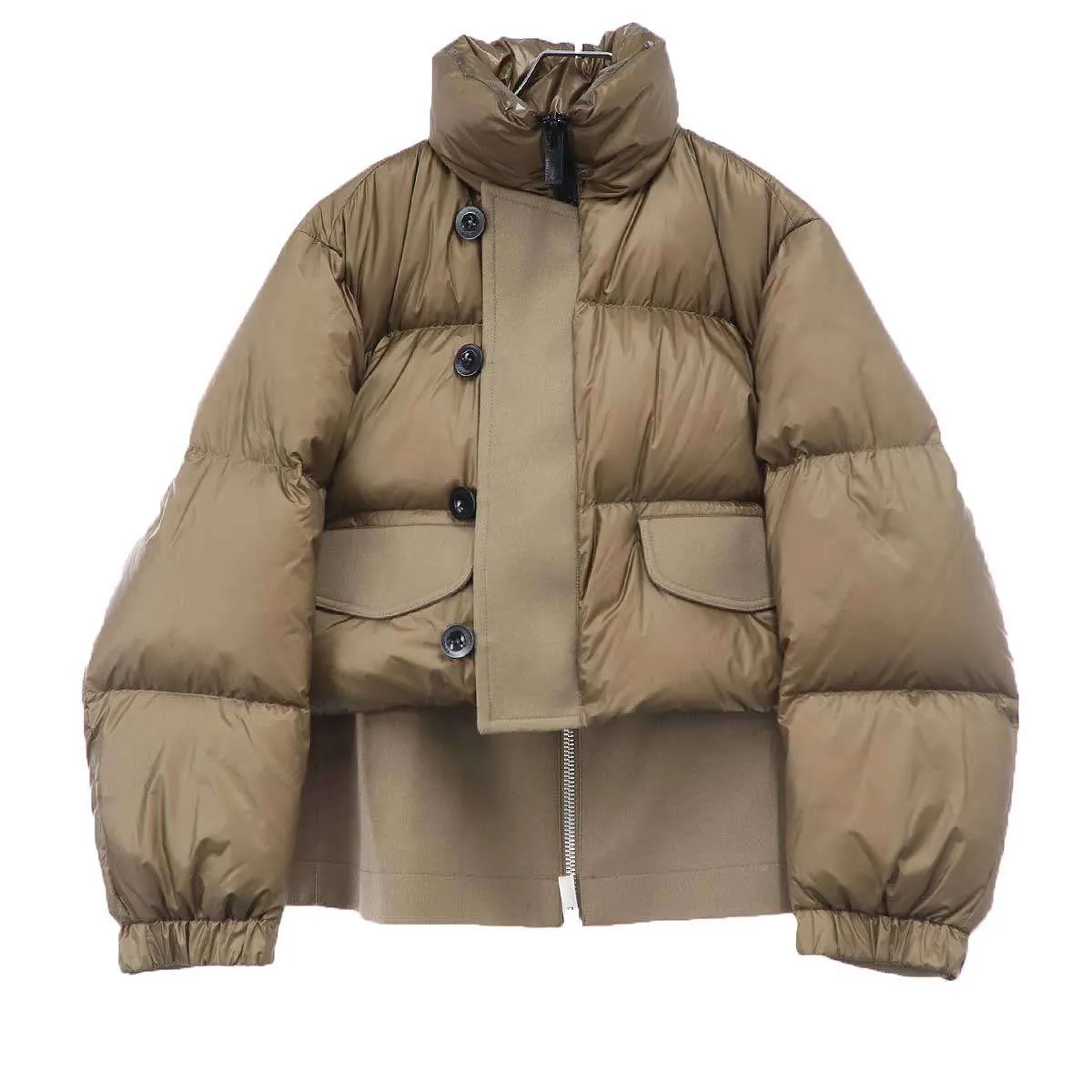 sacai サカイ 24AW Melton×Down Puffer Jacket メルトンダウンデザインジャケット 24-07600