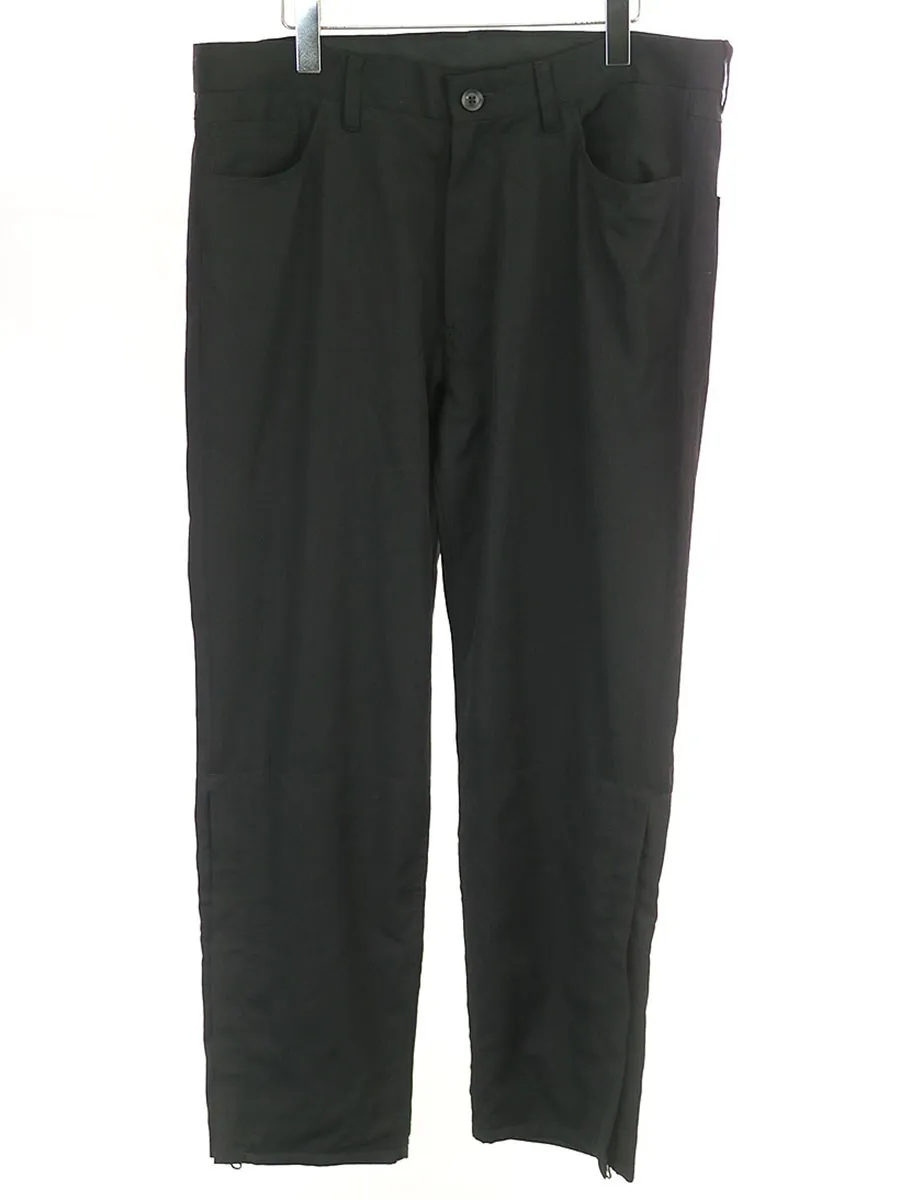 Yohji Yamamoto ヨウジヤマモト プール オム 19AW 2004-2005AW REPLICA 裾ジップデザインスラックスパンツ