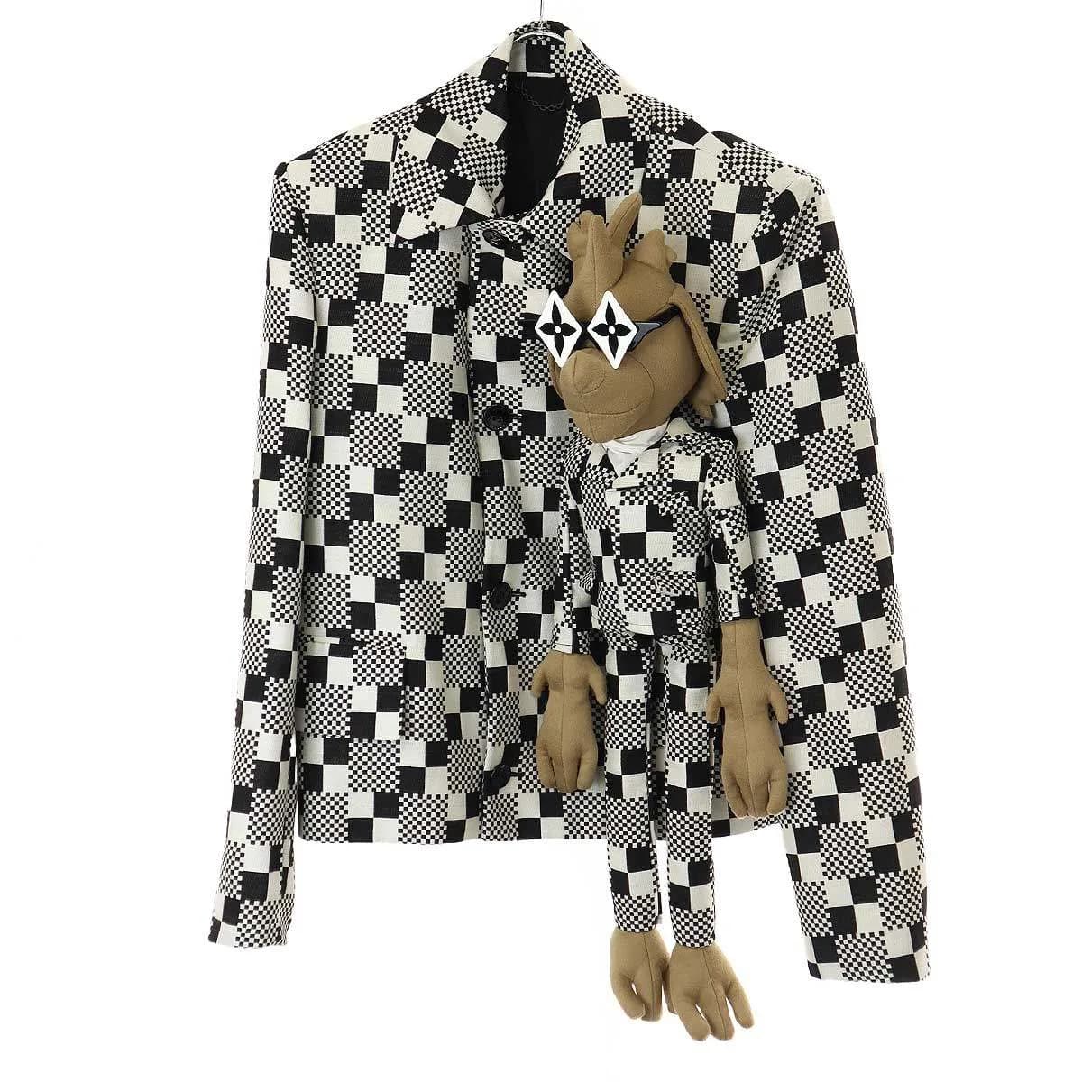 LOUIS VUITTON ルイヴィトン 21SS LV フレンド ドッグパペットダミエジャケット