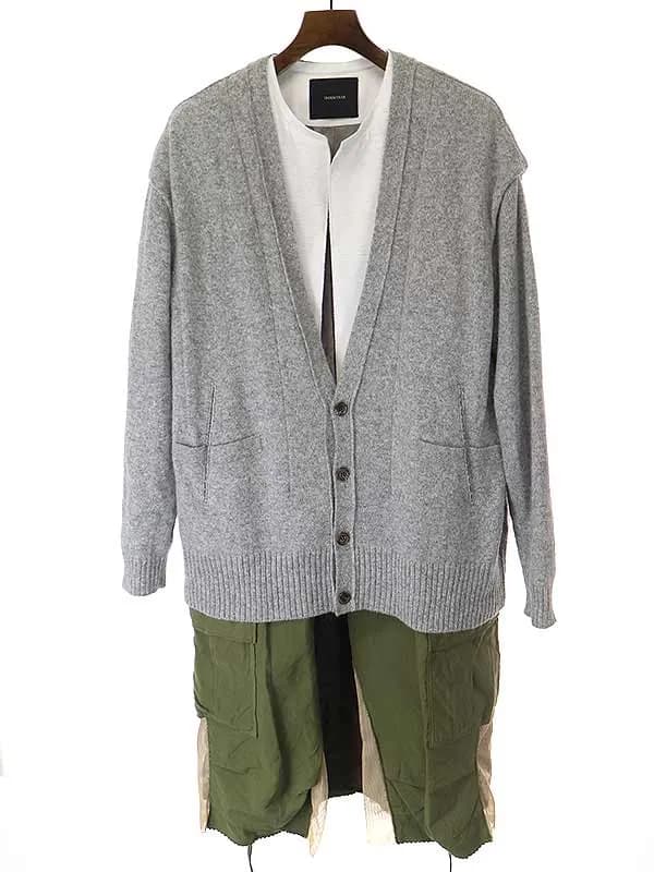 UNDERCOVER アンダーカバー 15AW レイヤードデザインジョイントコート カーディガン