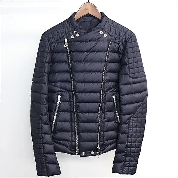 BALMAIN HOMME BALMAIN HOMME 12AW ダブルジップバイカーダウンジャケット