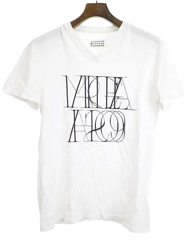 Maison Margiela メゾンマルタンマルジェラ10 09AW ラバーVネックTシャツ