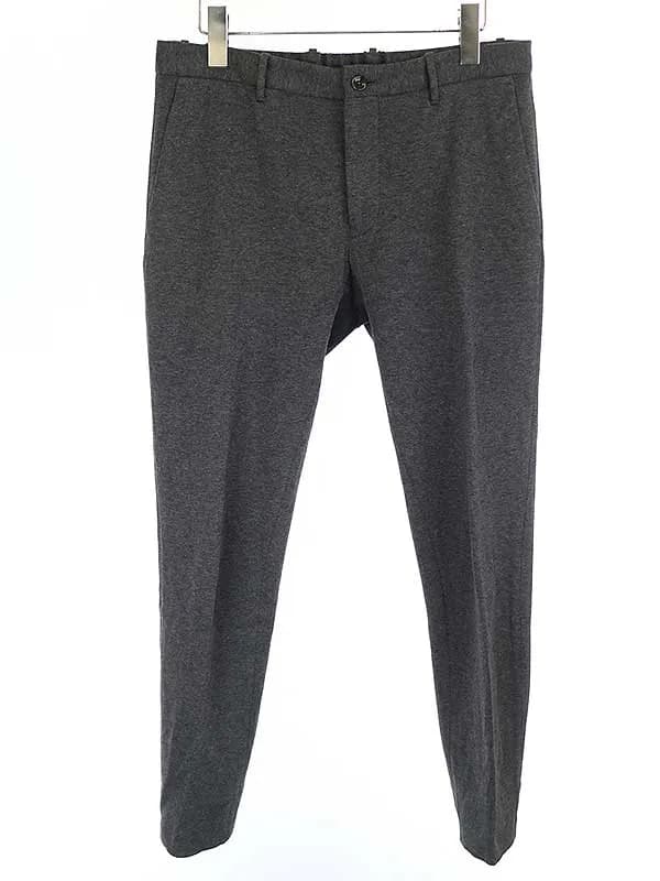 INCOTEX インコテックス 20AW 1T0084 SLIM FIT DOUBLE FACE PLAIN ダブルフェイスジャージスラックス