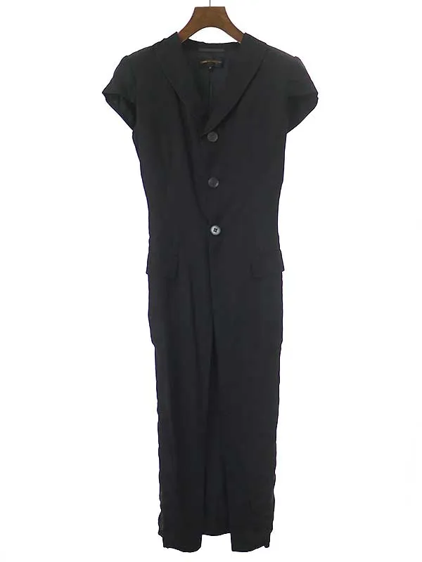 COMME des GARCONS コムデギャルソン 1993SS ノースリーブ レーヨンロングジャケットドレス