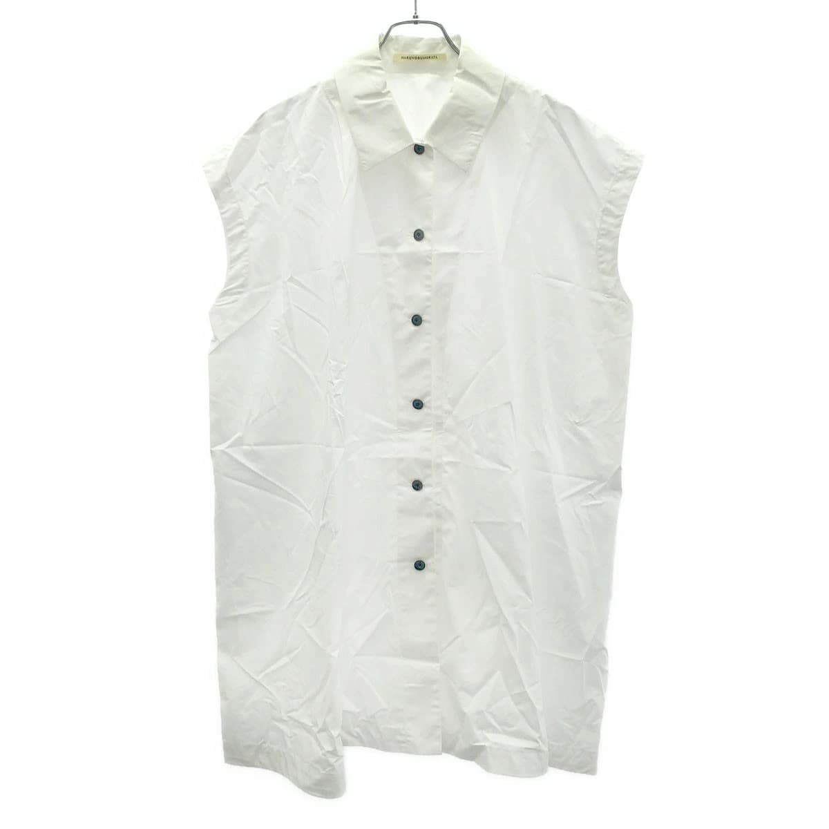HARUNOBUMURATA ハルノブムラタ 26SS NOA COTTON GATHERED TOP WITH BUCKLE ノースリーブシャツ HM26S757-STY13