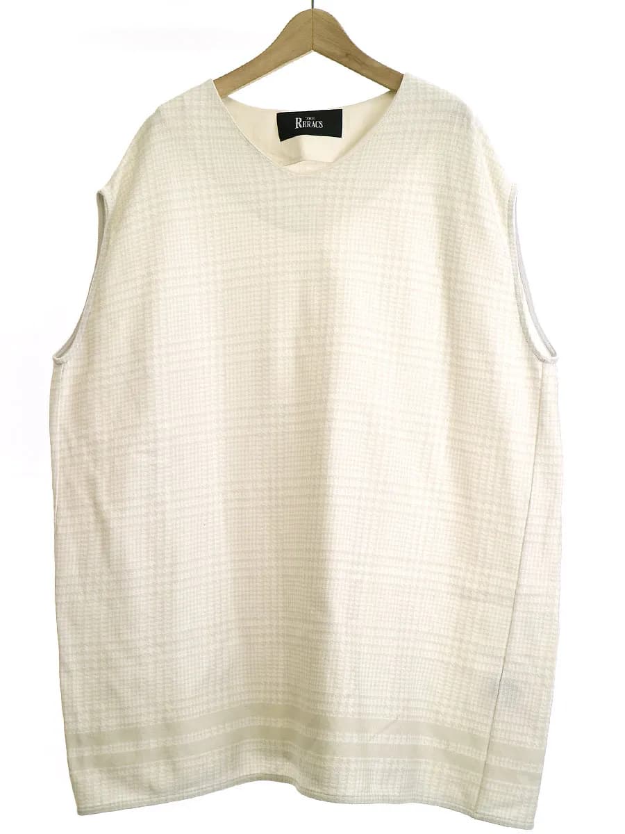 THE RERACS ザ リラクス 15SS コットンノースリーブワンピース