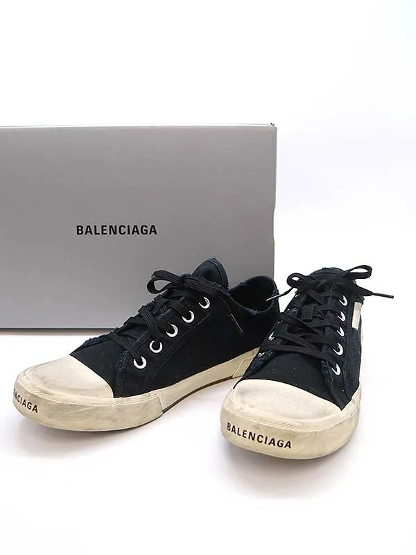 BALENCIAGA バレンシアガ PARIS LOW デストロイダメージ加工 ローカットスニーカー