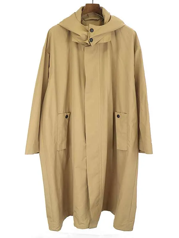 ISSEY MIYAKE オムプリッセ イッセイミヤケ 20SS オーバーサイズフーデッドロングコート
