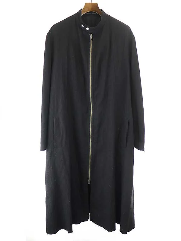 Yohji Yamamoto ヨウジヤマモト プールオム SAMPLE ライダースデザインジップアップコート