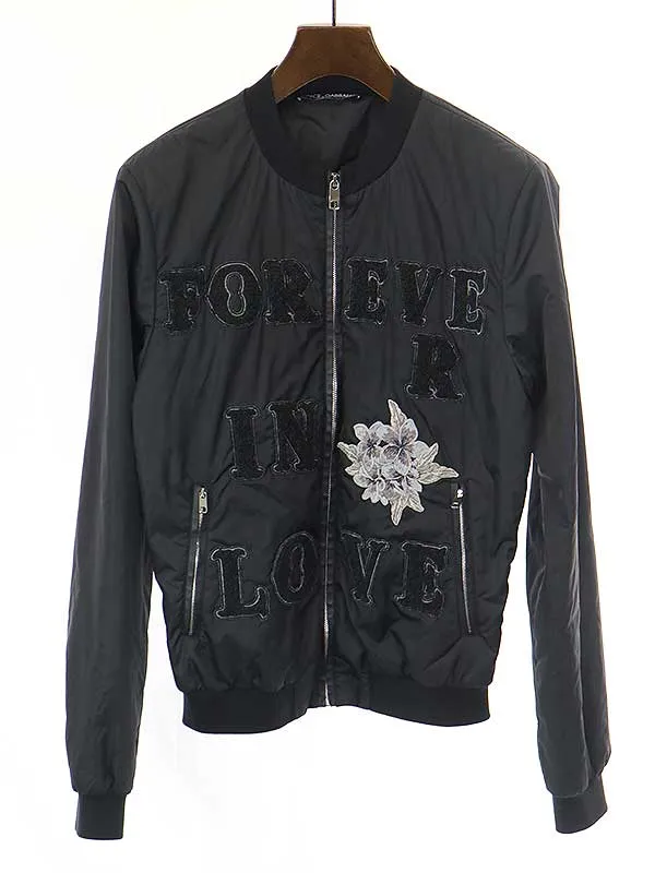 DOLCE&GABBANA ドルチェ&ガッバーナ 16AW マルチワッペンアップリケボンバージャケット