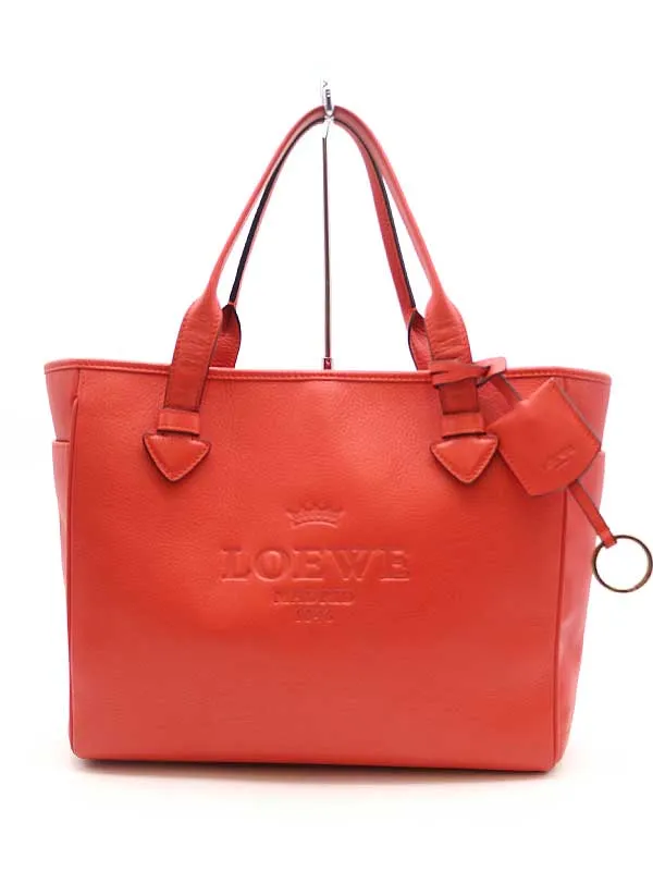 LOEWE ロエベ エンボスロゴヘリテージトートバッグ
