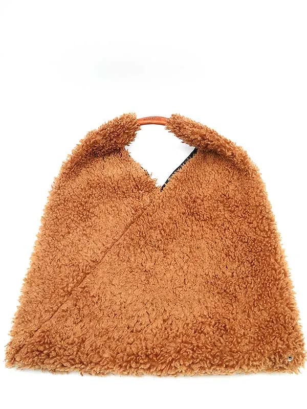 MM6 エムエムシックス 19AW ジャパニーズボアトライアングルトートバッグ