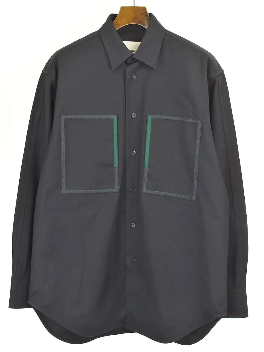 JIL SANDER ジルサンダー 20SS LOOK22 コットンキャンバスシャツジャケット