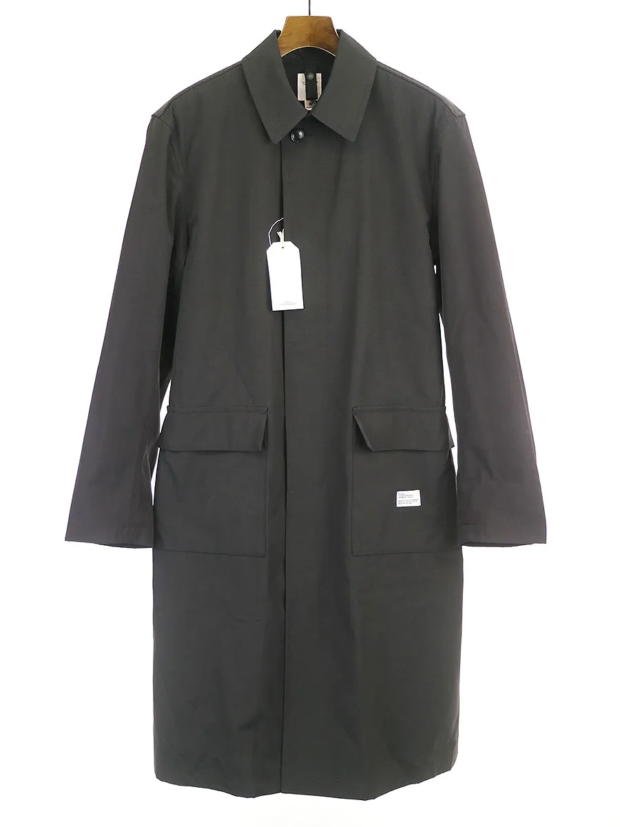 BEDWIN ベドウィン 17AW SOUTEIN COLLAR COAT"SLOVAK" ポリエステルコットンステンカラーコート