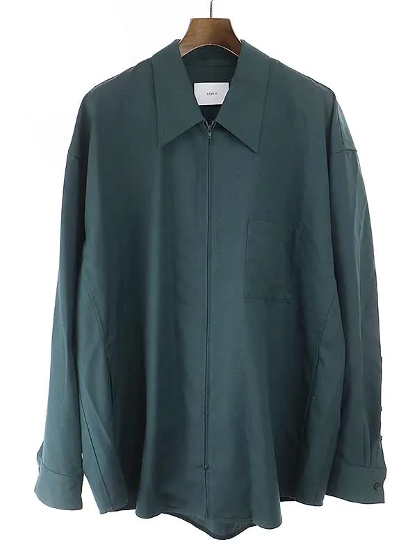 stein シュタイン 21SS Oversized Zip Shirt Jacket オーバーサイズジップシャツブルゾン