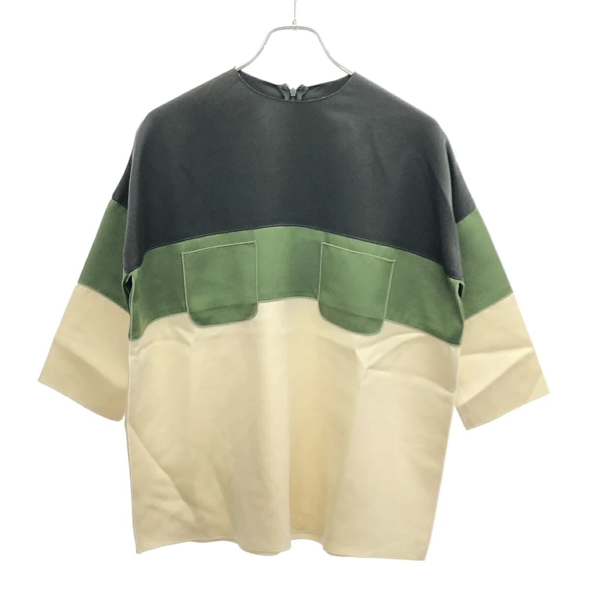 CELINE セリーヌ フィービーファイロ 11SS パネルドシルクウールトップス 2 0K45/2969