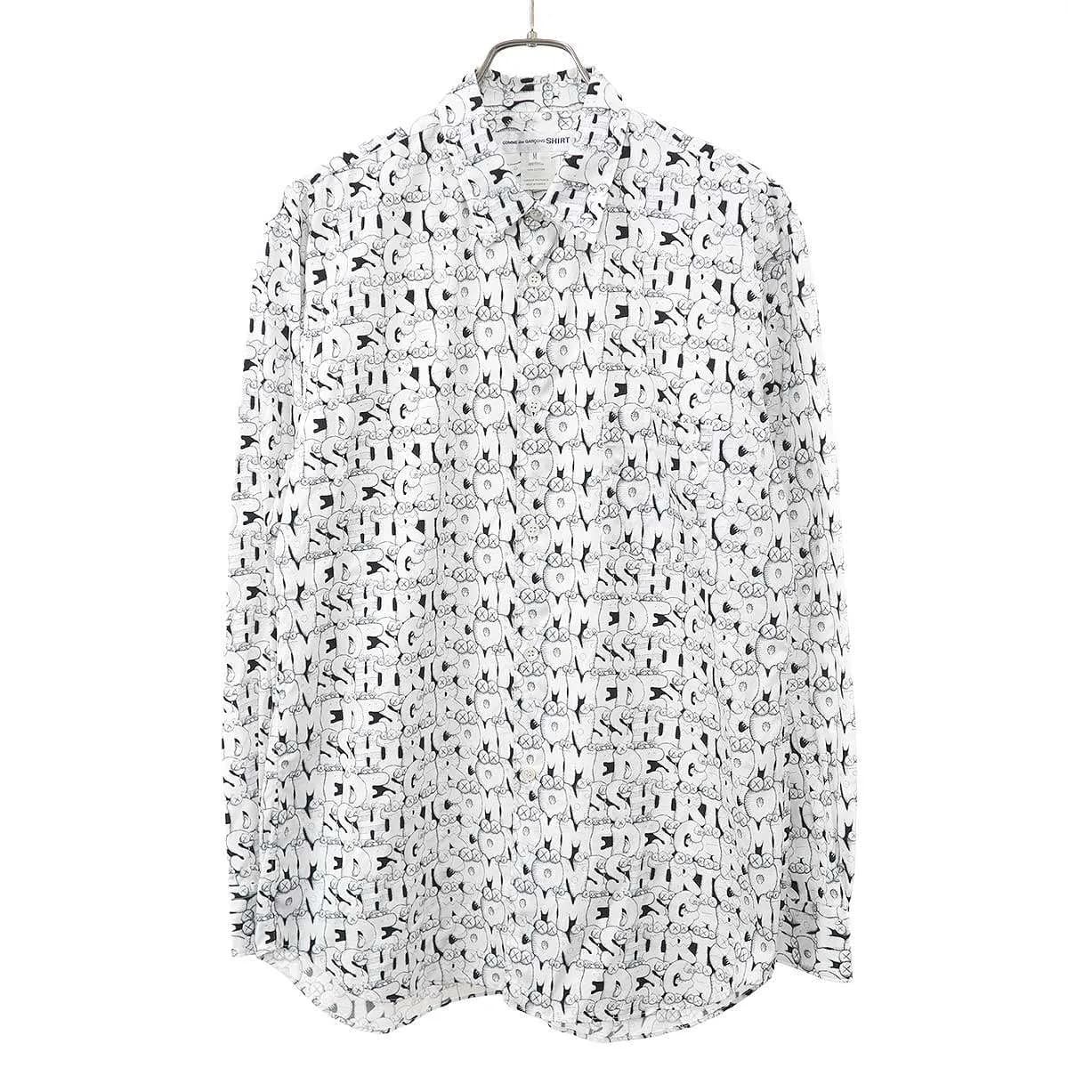 COMME des GARCONS コムデギャルソンシャツ×カウズ 21AW プリントシャツ