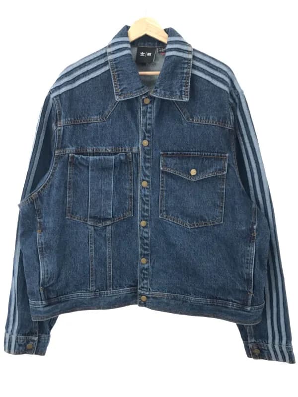 adidas アディダス × アイビーパーク Denim Jacket ストライプデニムジャケット HG6544