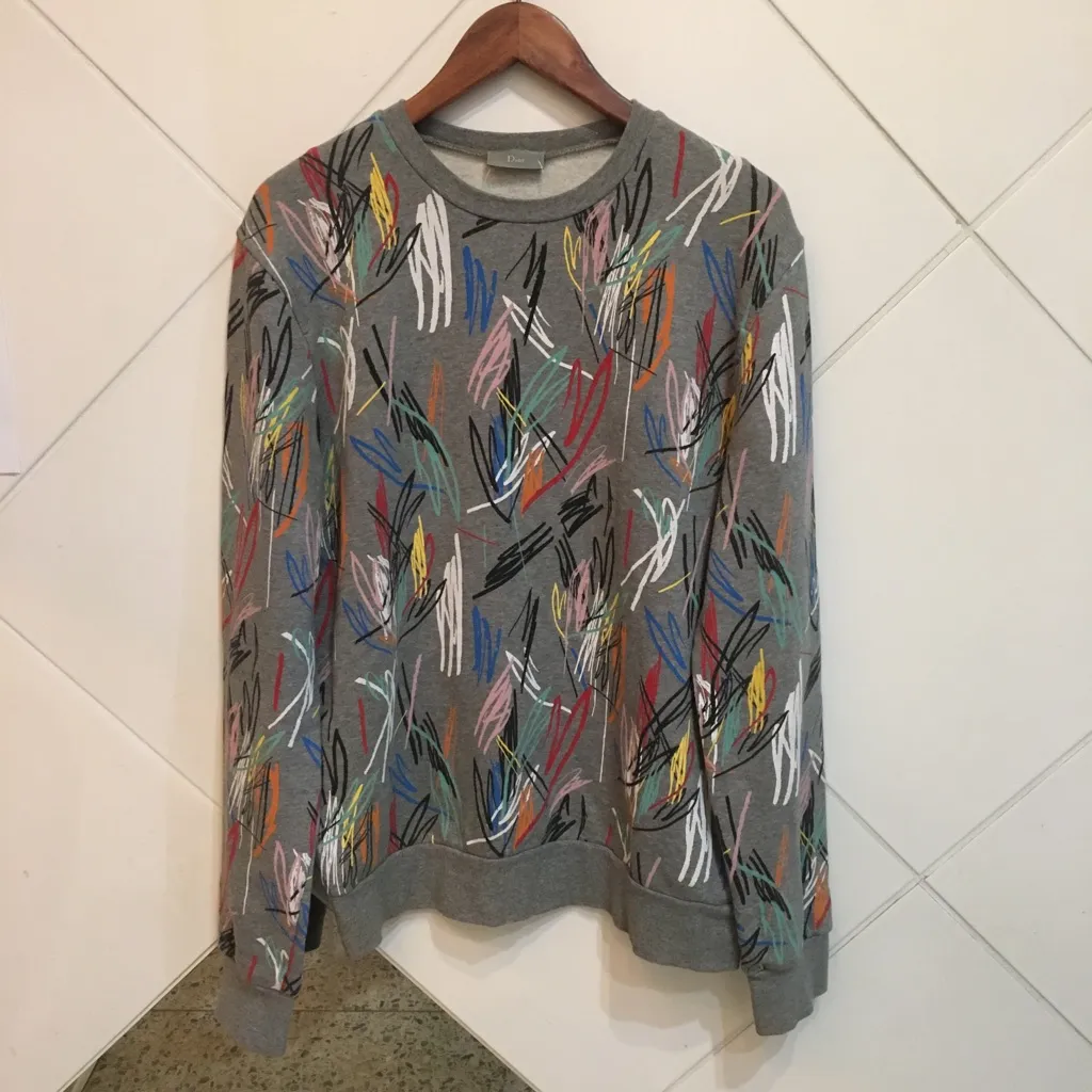 Dior HOMME Dior HOMME 15SS ペインティングスウェットシャツ