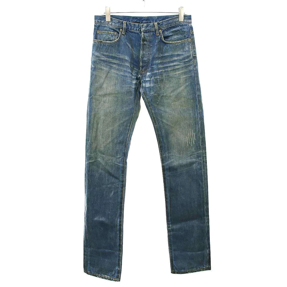 Dior HOMME ディオールオム Luster Jeans ラスターコーティングデニムパンツ