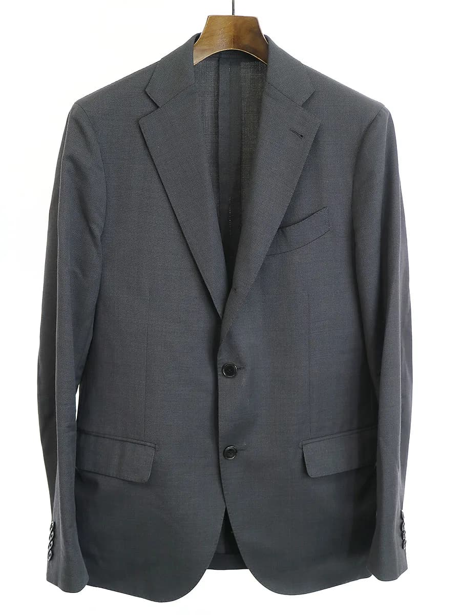 LARDINI ラルディーニ バーズアイ3Bソフトウールセットアップスーツ