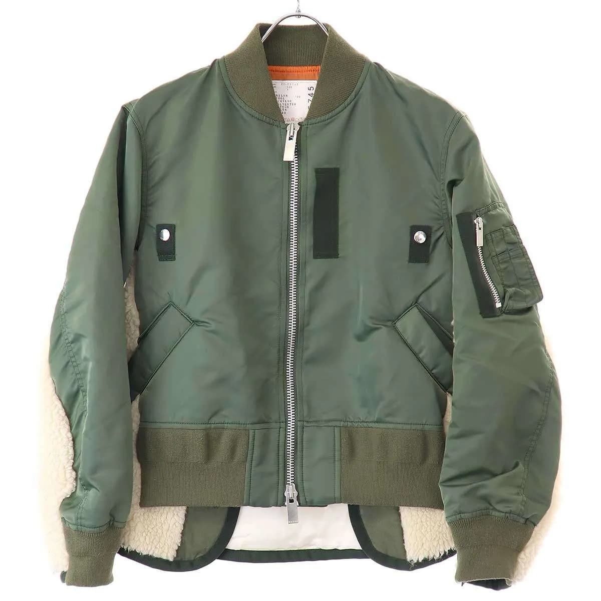 sacai サカイ 21AW Nylon Twill Mix Blouson ナイロンツイルミックスブルゾン