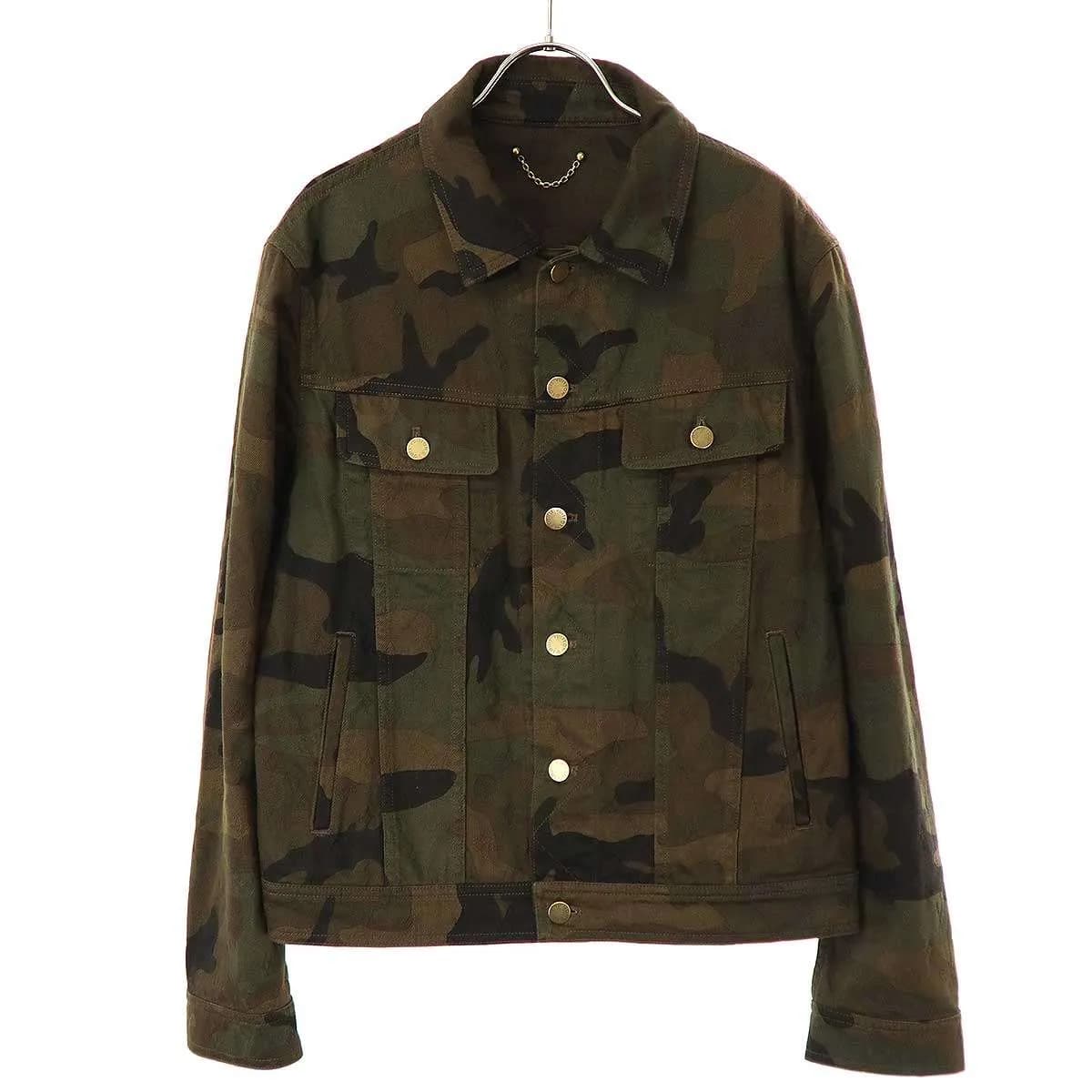 LOUIS VUITTON ルイヴィトン シュプリーム 17AW LV Jacquard Denim Trucker Jacket モノグラムジャガードトラッカーデニムジャケット HDA91WDSQ
