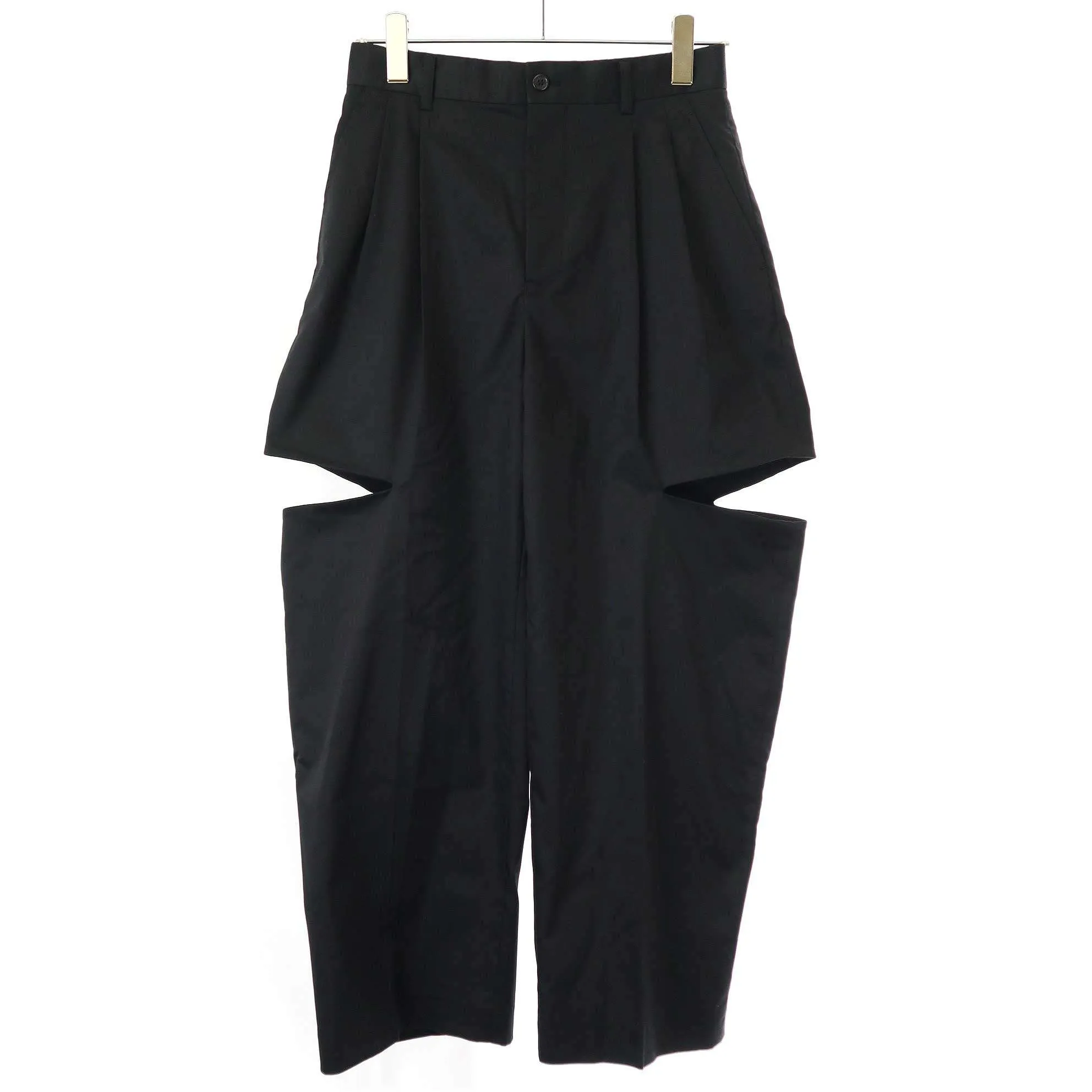 noir kei ninomiya ノワール ケイ ニノミヤ 24SS Cut-Out Trousers スラッシュカットアウトトラウザーパンツ