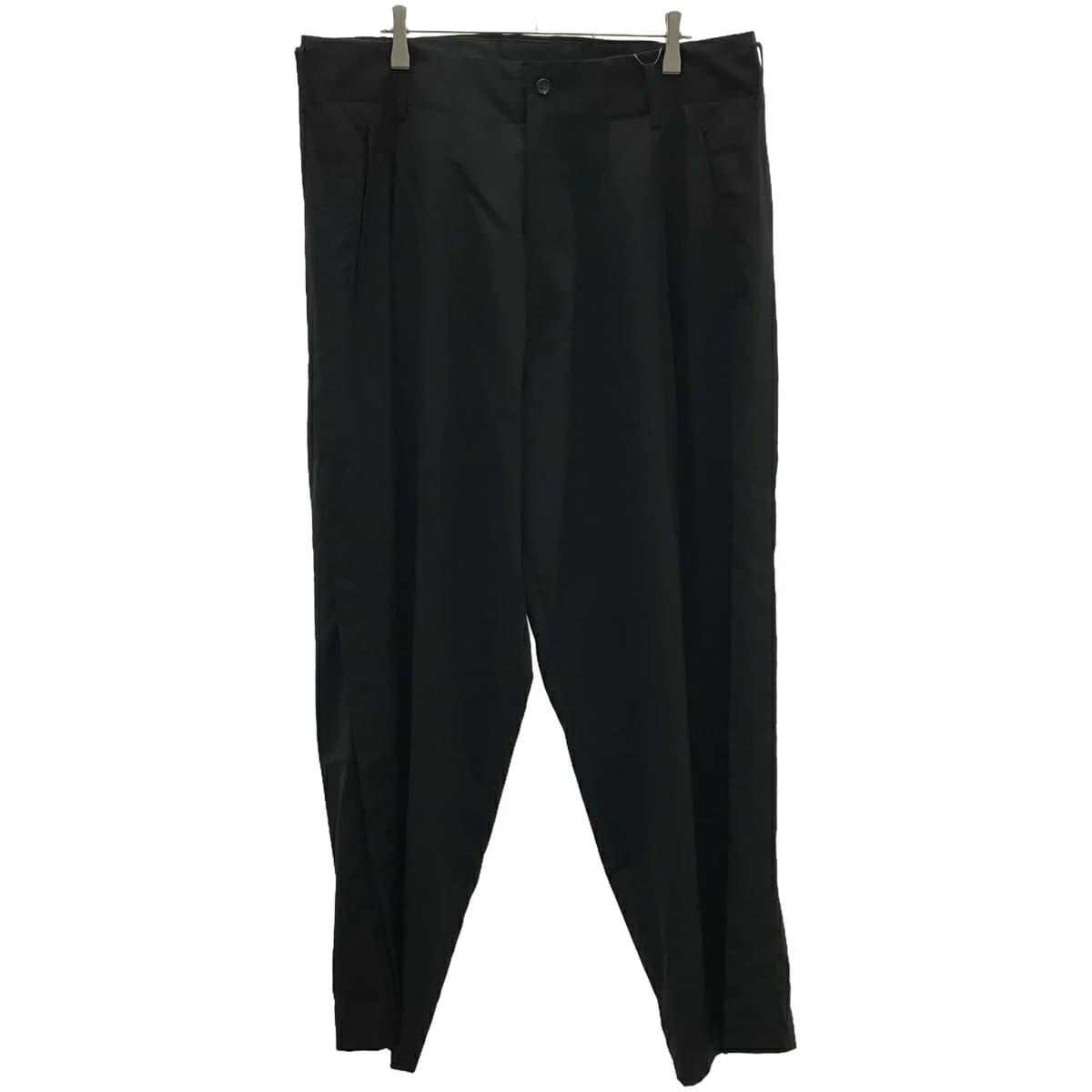 Yohji Yamamoto ヨウジヤマモト プールオム 2008AW カラーラインウールワイドトラウザーズパンツ
