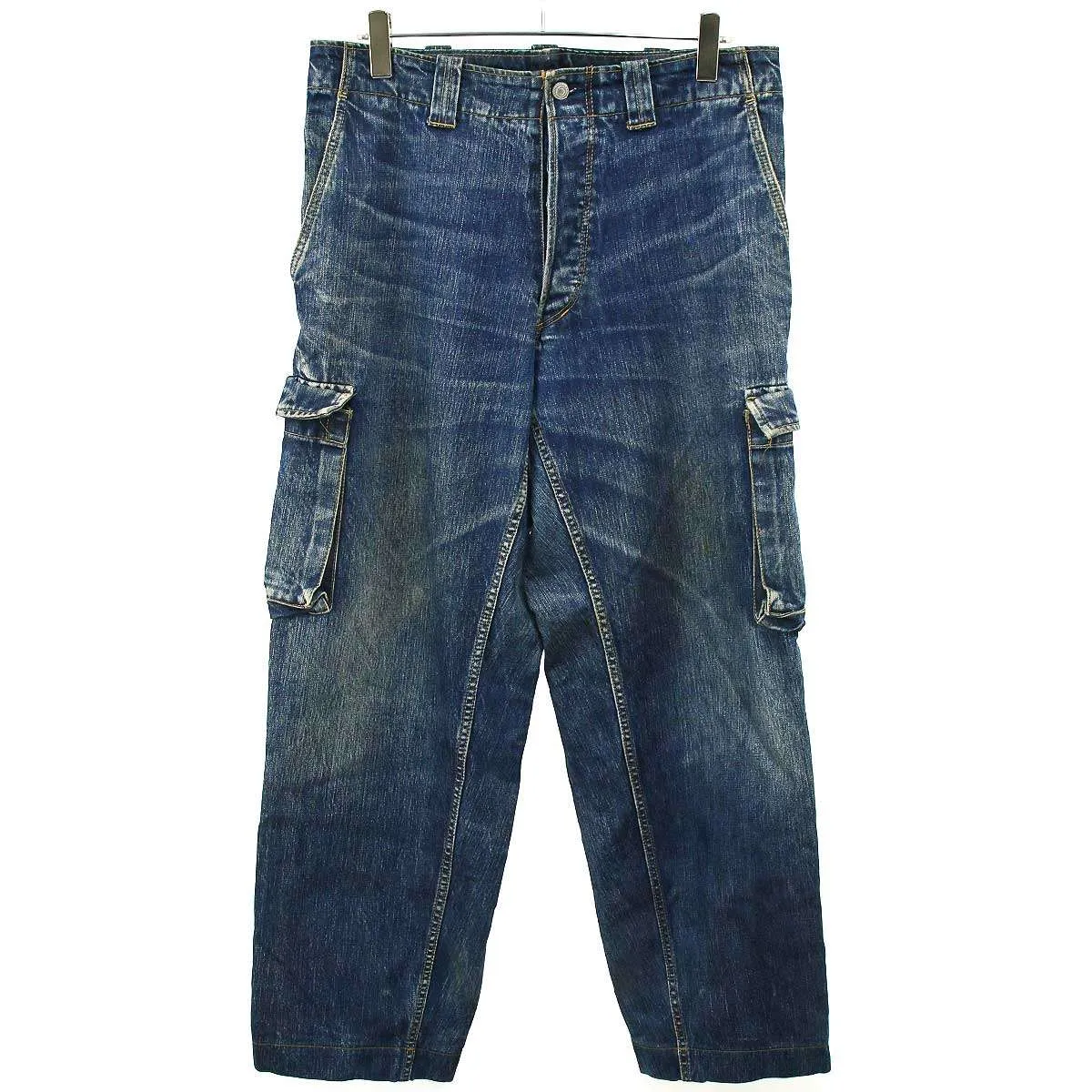 Yohji Yamamoto ヨウジヤマモト プールオム 2003AW デニムカーゴパンツ HU-P61-046