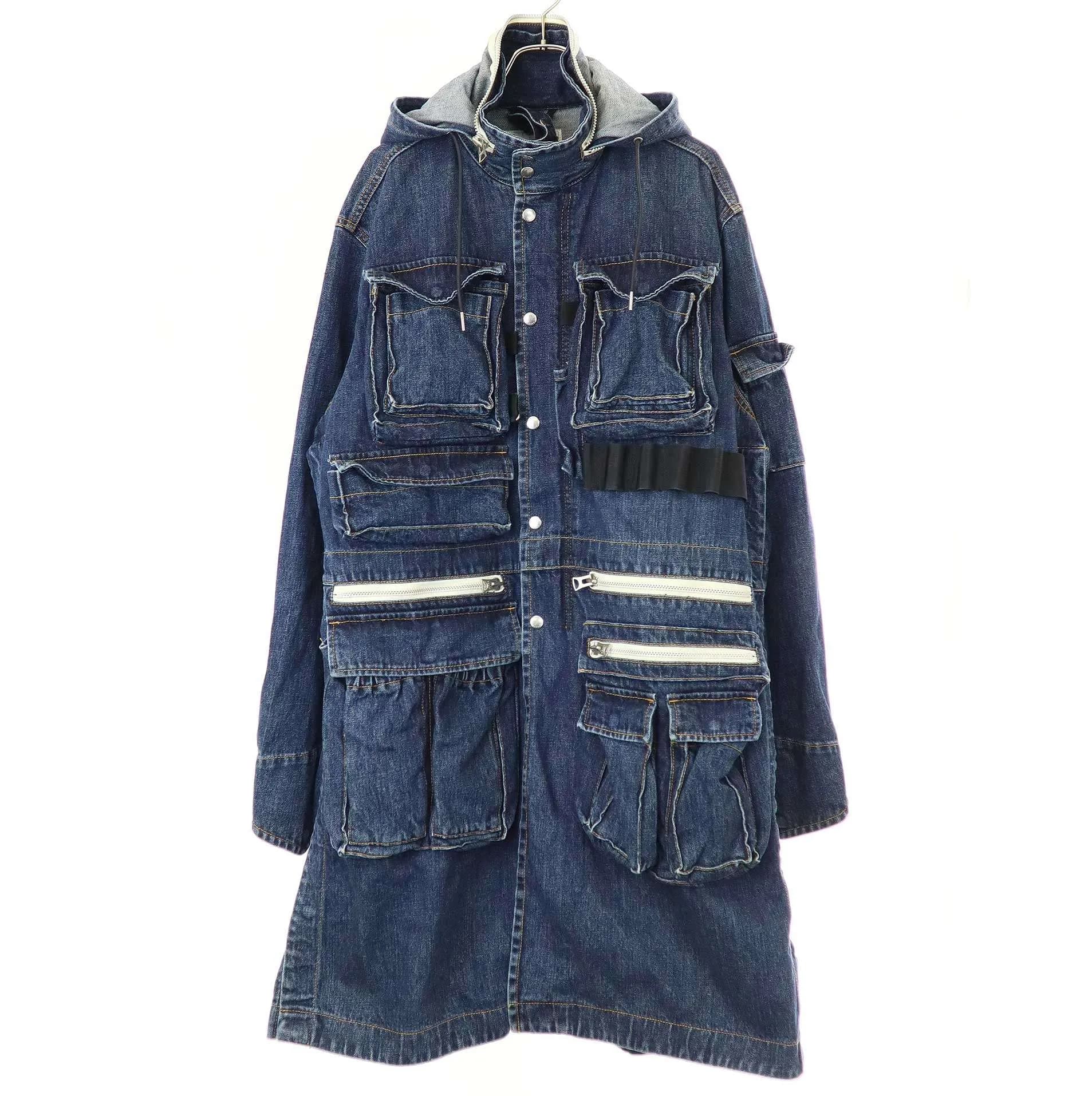 sacai サカイ 23AW Denim Blouson Coat デニムブルゾンコート
