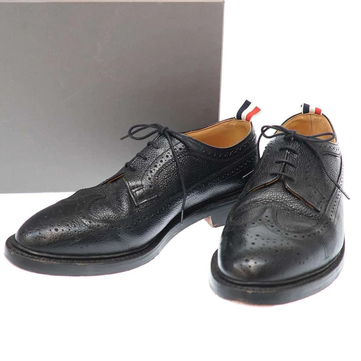 THOM BROWNE トム ブラウン 14AW ウィングチップレザーシューズ
