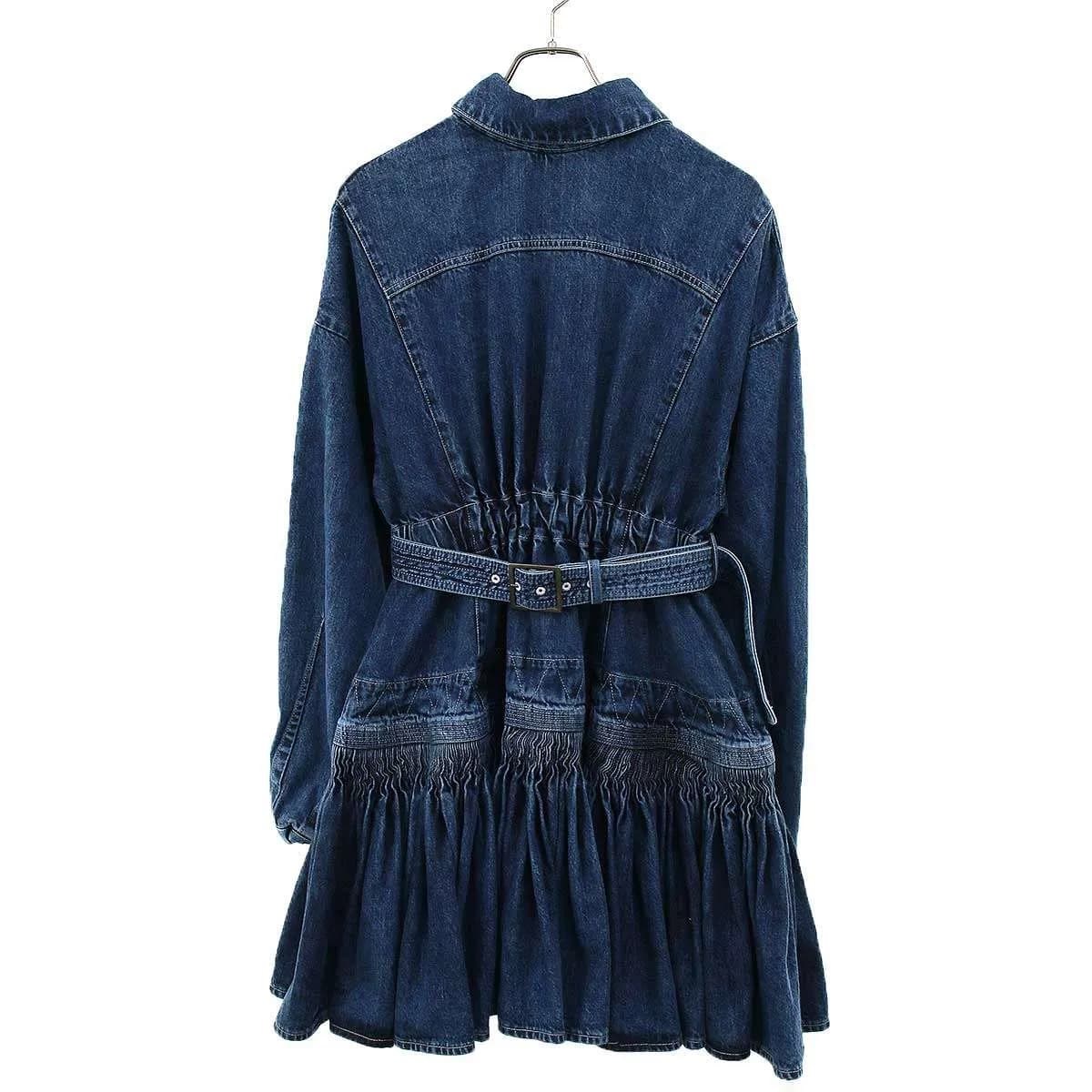 HARUNOBUMURATA ハルノブムラタ 26SS NALITA ピンタックデニムワンピース HM26S4116-DOV17