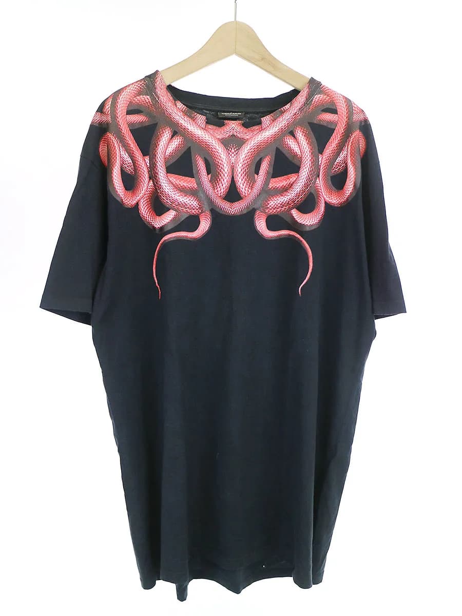 MARCELO BURLON マルセロバーロン 18SS スネークプリントTシャツ