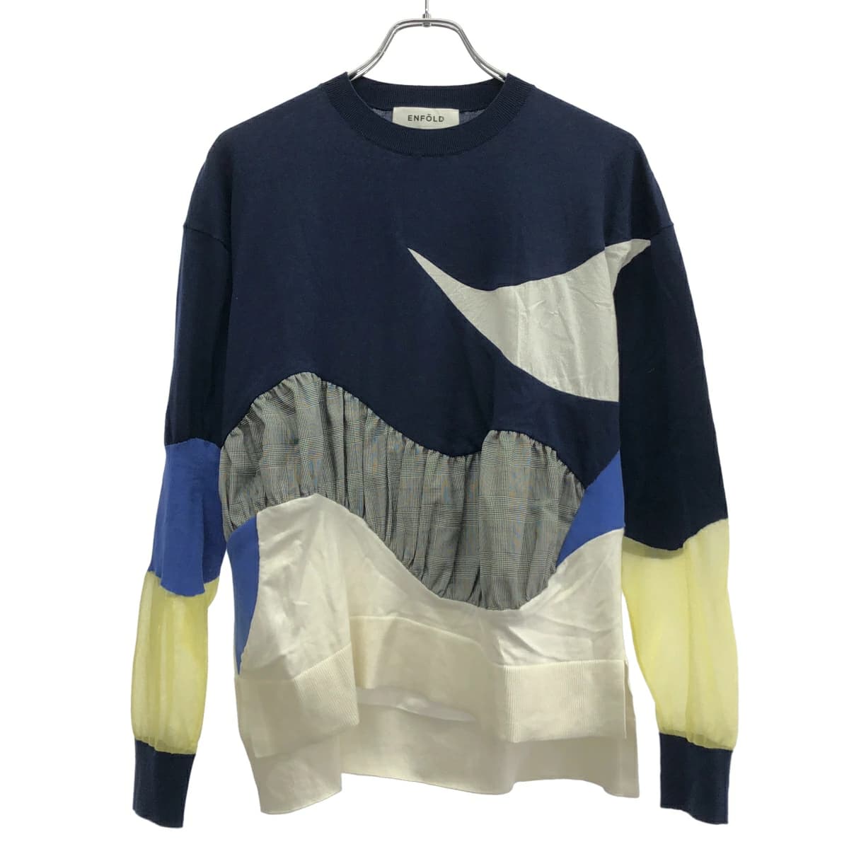 ENFOLD エンフォルド 25AW COLOR MIX PULLOVER カラーミックスプルオーバー 300IS570-0891