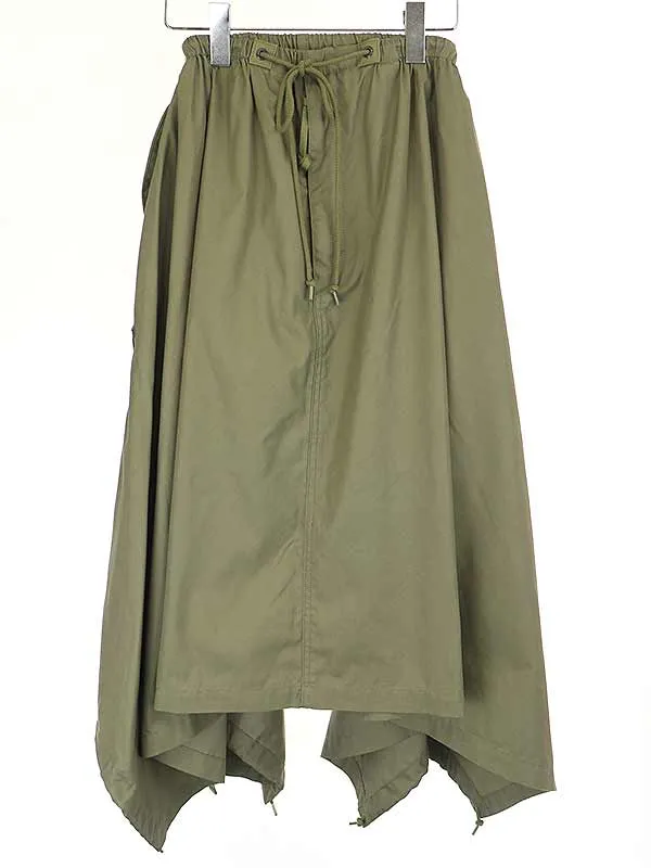HYKE ハイク 19AW M-51 SHELL SKIRT ミリタリーマキシスカート