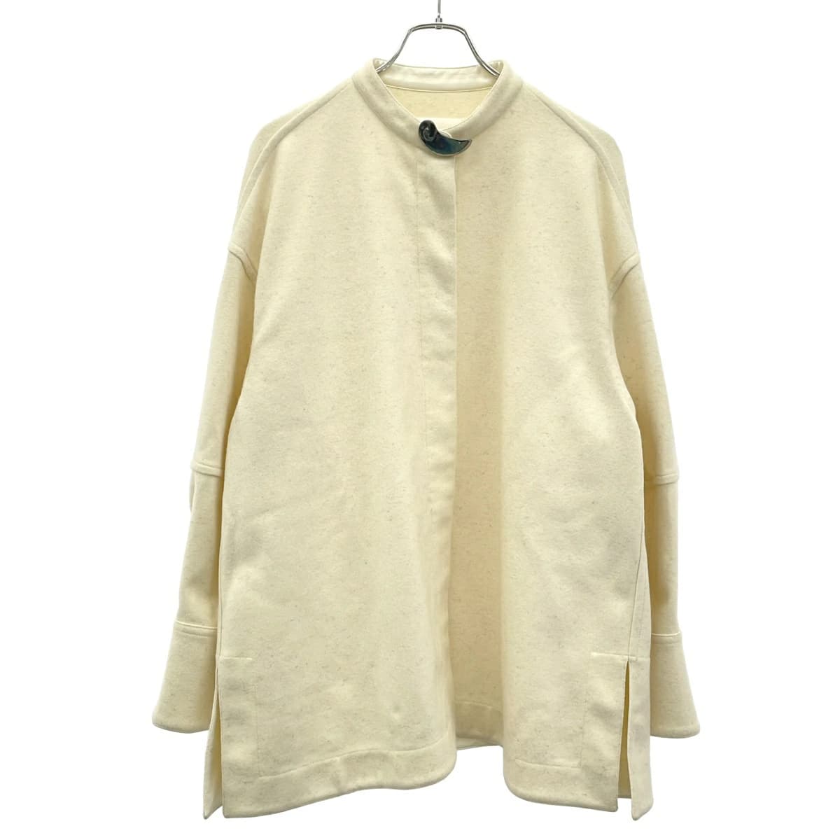 JIL SANDER ジルサンダー 22AW バンドカラーネックカフスウールシャツ J02DL0017
