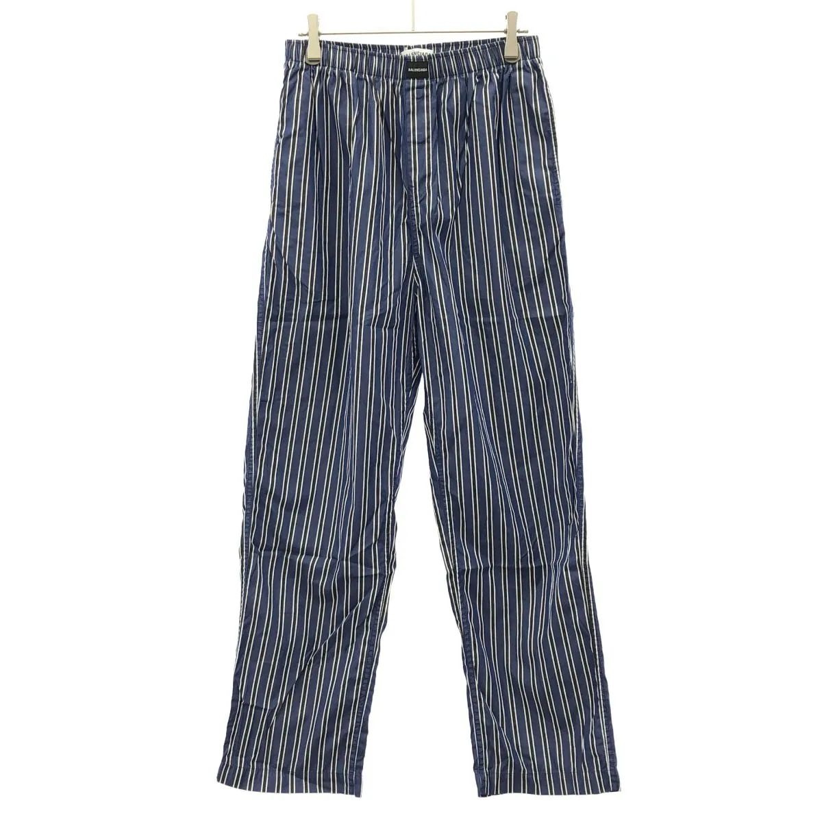 BALENCIAGA バレンシアガ ストライプパジャマパンツ 595222 TJM23