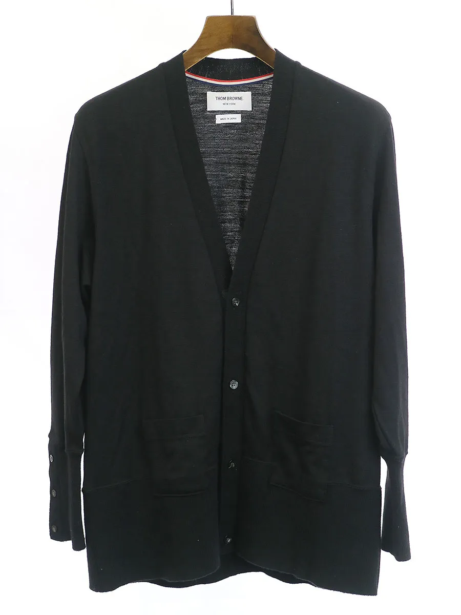 THOM BROWNE トムブラウン 14SS ウールニットカーディガン