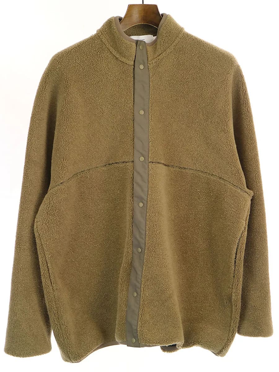 Graphpaper グラフペーパー 19AW WOOL BOA HI-NECK FULL OPEN BLOUSON ブルゾン