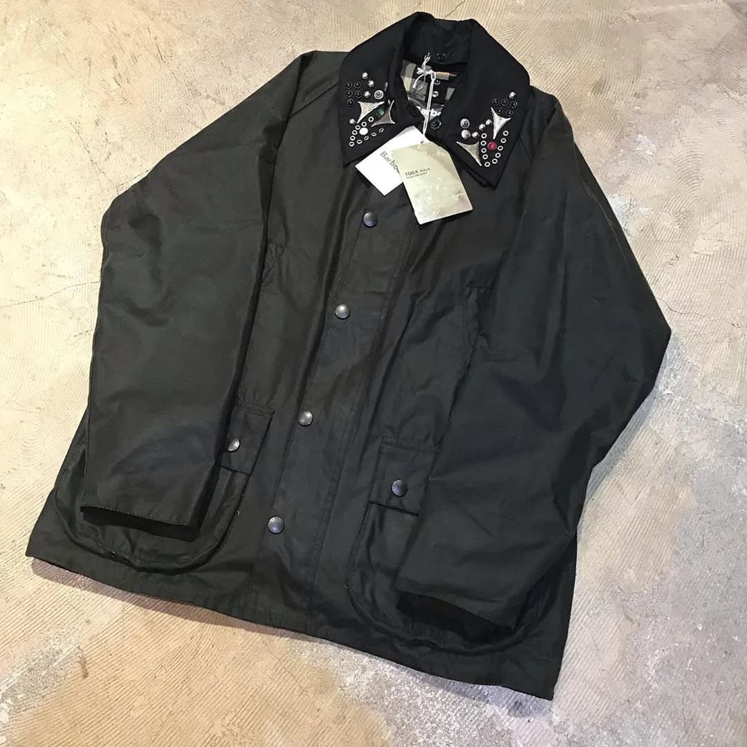 TOGA Barbour ×TOGA PULLA 18AW BEDALE ジップアップオイルドコーティングジャケット