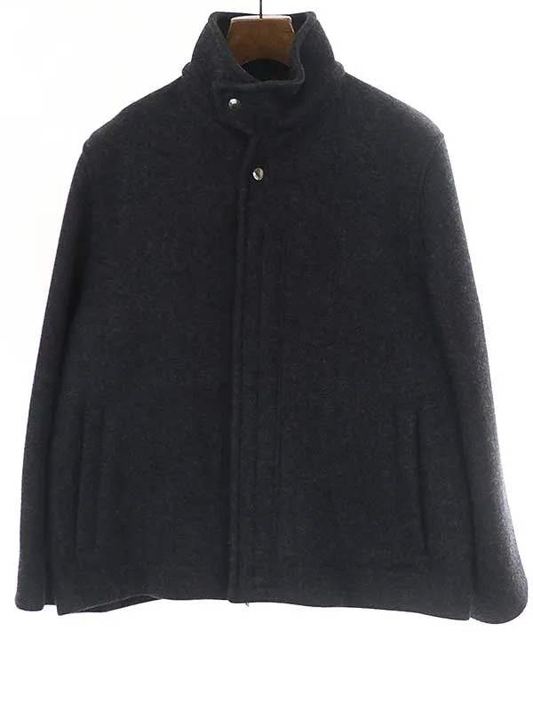 JIL SANDER ジルサンダー 19AW TOTTINGTON メルトンウールジップアップジャケット