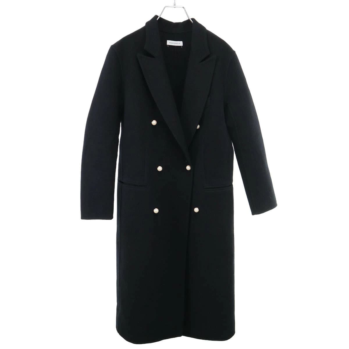 MADISON BLUE マディソンブルー PEARL CHESTER COAT MELTON パールボタンダブルチェスターコート MB999-2103