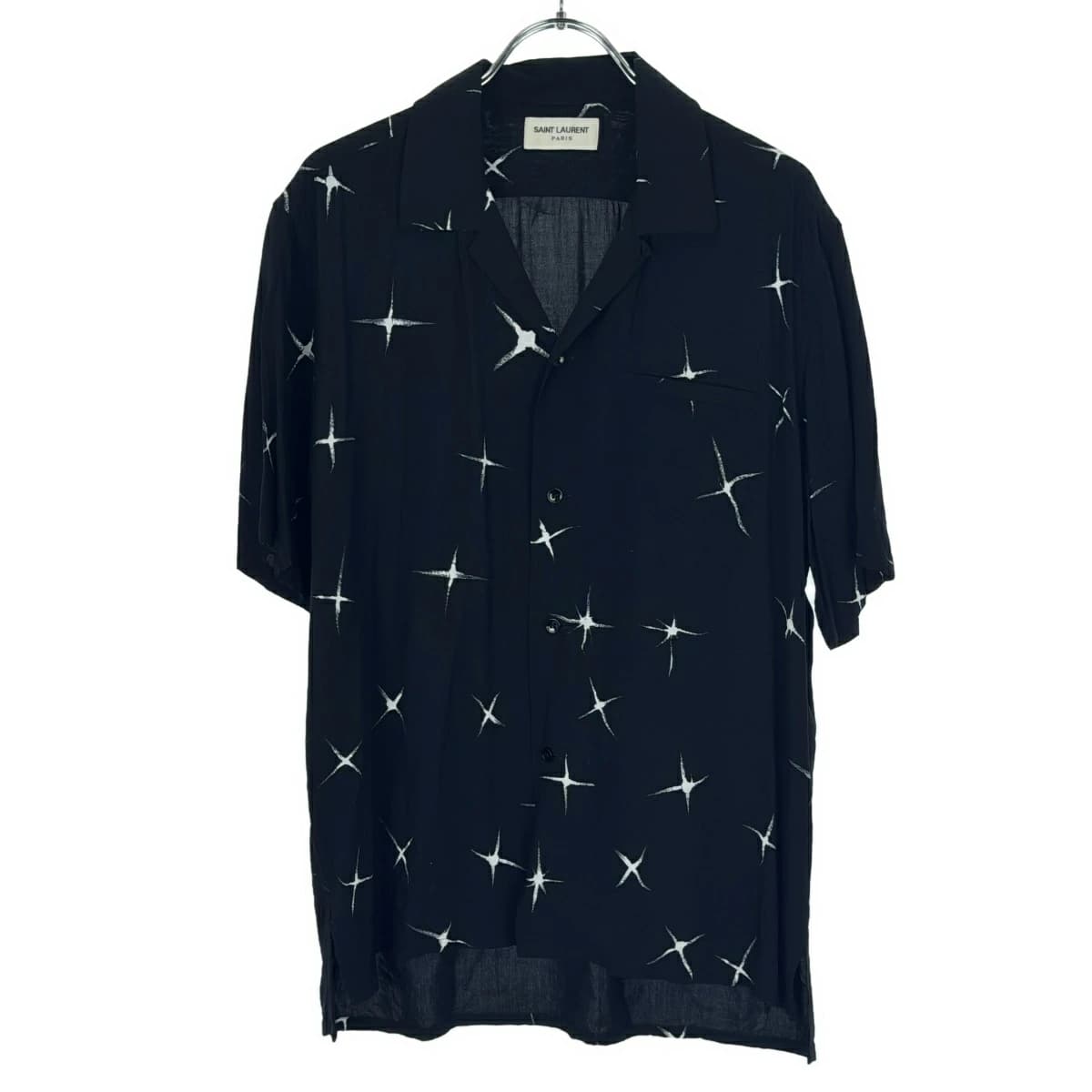 SAINT LAURENT サンローラン パリ 19SS シューティングスター ショートスリーブオープンカラーシャツ 531956 Y133T