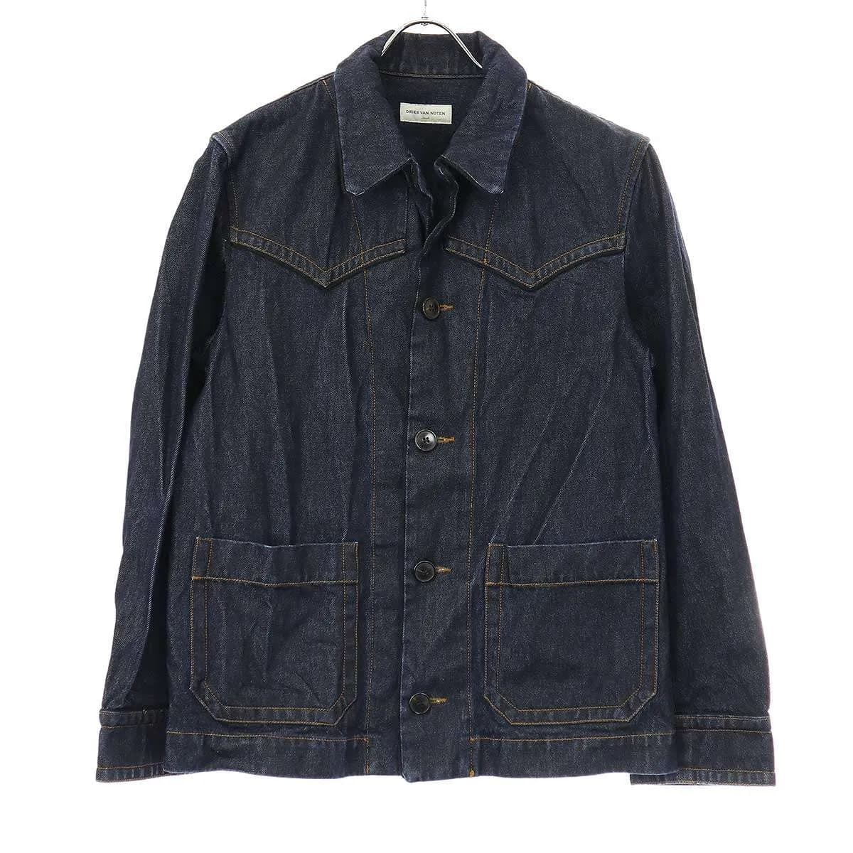 DRIES VAN NOTEN ドリスヴァンノッテン 18AW パイピングウエスタンデニムジャケット