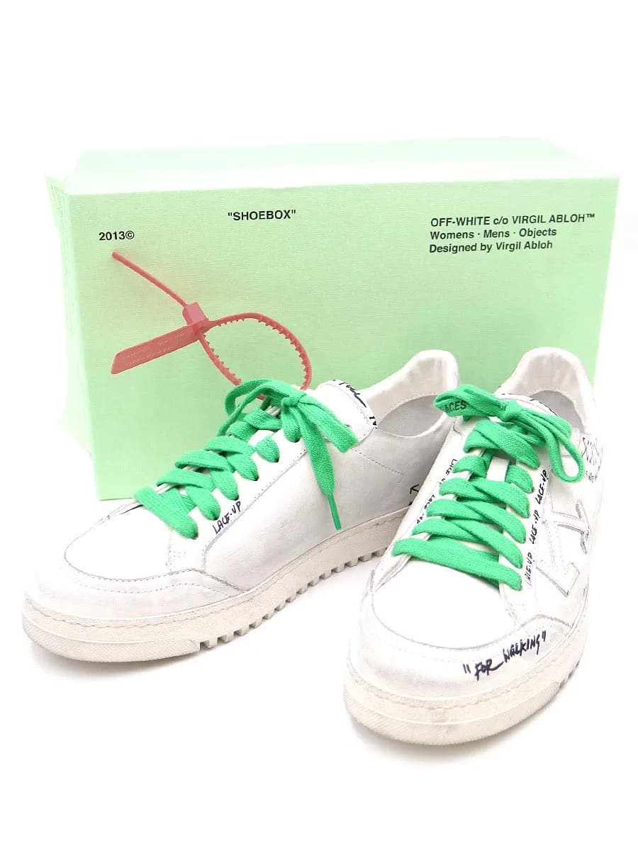 OFF-WHITE オフホワイト 20SS LOW 2.0 ペイントローカットスニーカー