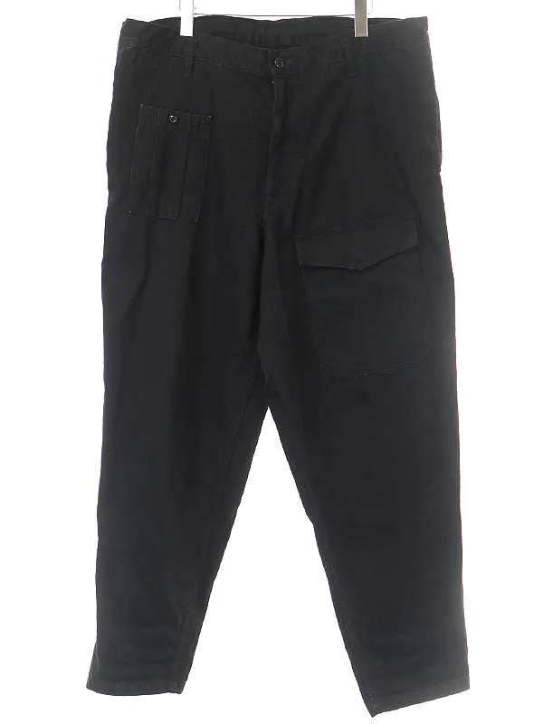 Yohji Yamamoto ブラックスキャンダル ヨウジヤマモト 22AW ワイドテーパードデニムパンツ