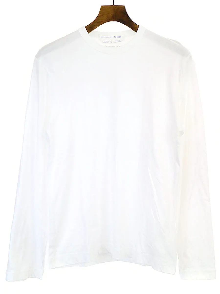 COMME des GARCONS コムデギャルソンシャツ バックロゴプリント長袖カットソー
