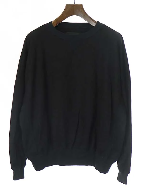1piu1uguale3 ウノピゥウノウグァーレトレ 20AW DROP SHOULDER PO SWEAT ビッグシルエットスウェットトレーナー