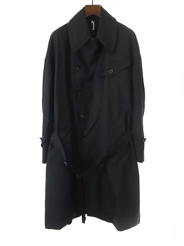 Yohji Yamamoto グラウンド ワイ 22AW Motorcycle Big Coat モーターサイクルビッグコート